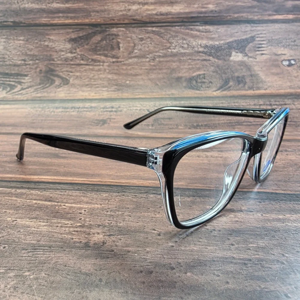 Modern‎ Optical Between Eyeglasses Black Blue Cat Eye Frames 53-17-140